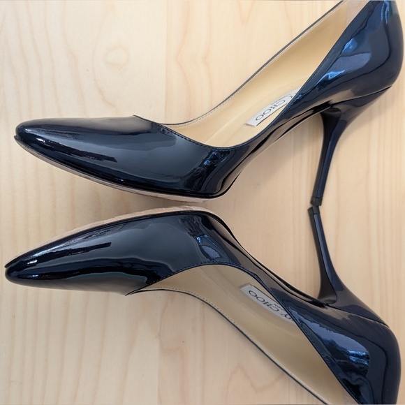 JIMMY CHOO Mei Patent Leather Pumps - Picture 3 of 6